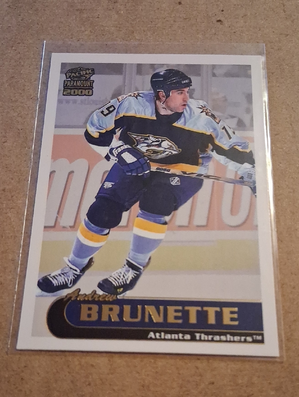 Thrashers/Capitals Andrew Brunette Hockey Cards